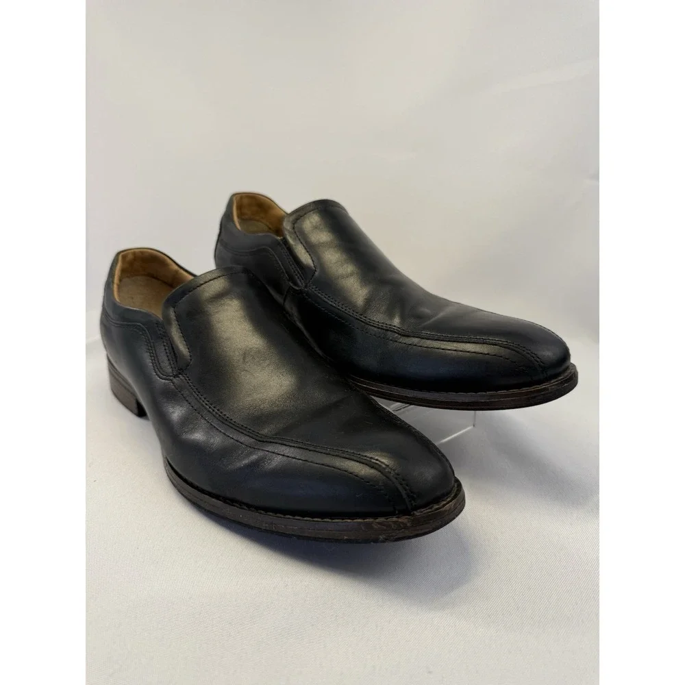 Johnston&Murphy Memory Foam Loafer Oxford Dress‎ Slip On Shoes 15-7965 Black 9.5